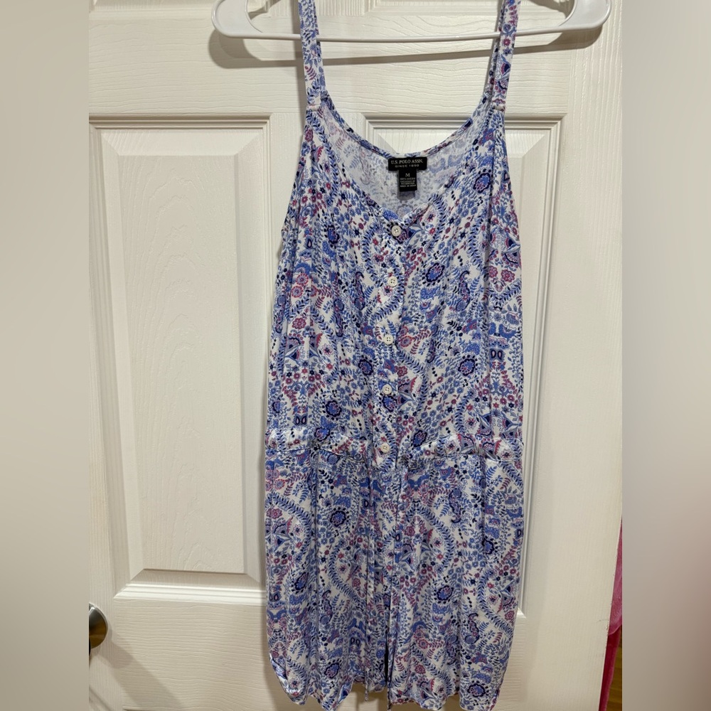 U.S. Polo Floral Romper